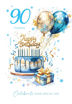 Picture of 90TH BIRTHDAY CARD